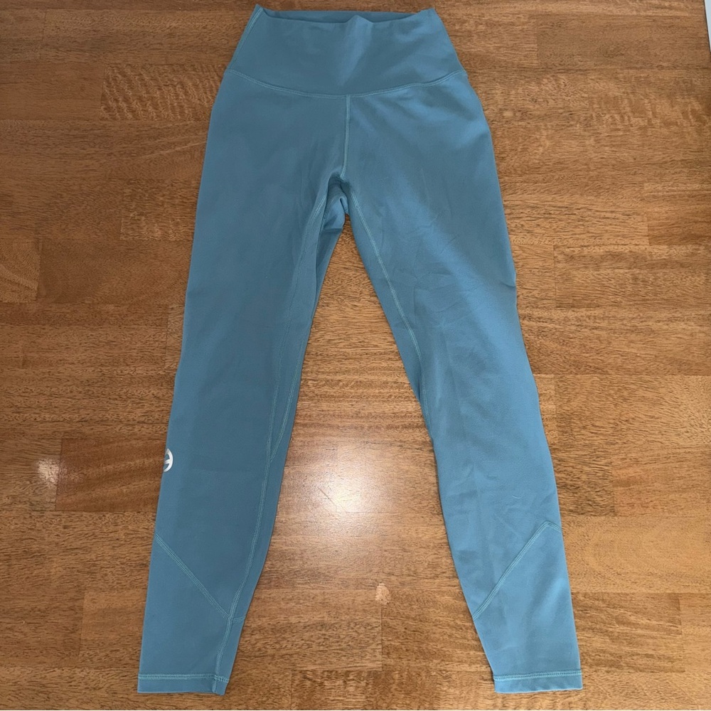 P’Tula High Waisted Leggings XS Blue Workout Yoga Athletic Pants